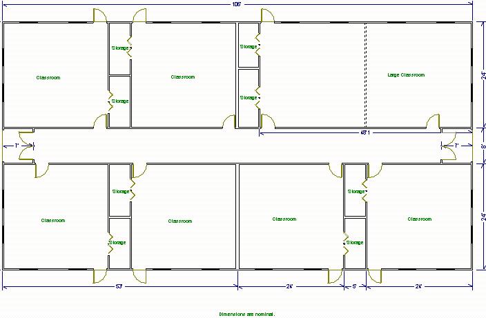 Education Wing Classroom Buildings for Schools and Churches by Modular Building Associates