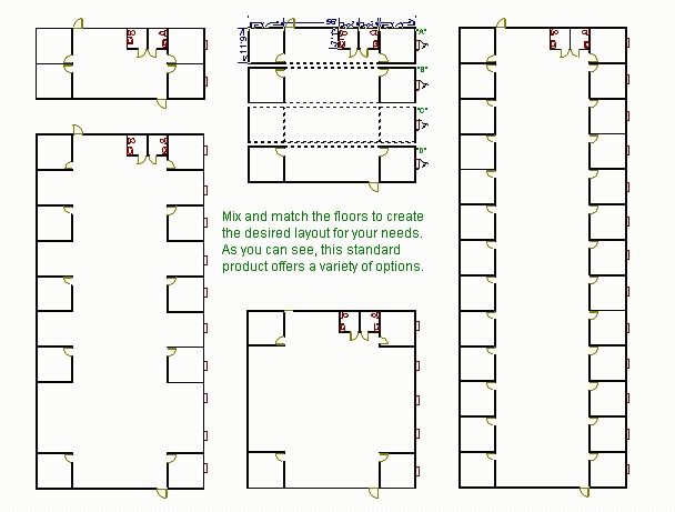 New Standard Stock Modular Buildings by Modular Building Associates